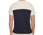 Polo Ralph Lauren Men's Breathable Mesh Crewneck Pyjama Tee / T-Shirt / Tshirt - Cruise Navy/American Heather