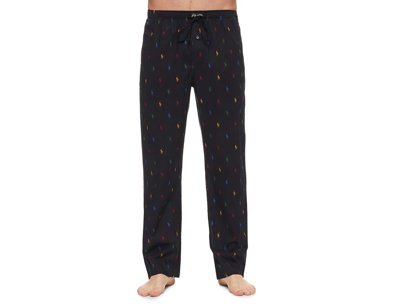 Polo Ralph Lauren Men's Woven Print Pyjama Pants - Crimson/Navy