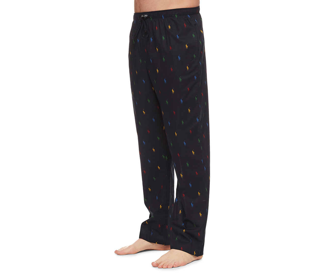 Polo Ralph Lauren Men's Woven Print Pyjama Pants - Crimson/Navy |  