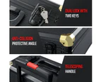 1375 Piece Tool Box Tool Kit Trolley Case Storage Toolbox Tool Set Organiser Black