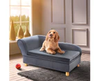 Pet Dog Bed Cat Sofa Puppy Couch Doggy Chaise Soft Lounge Furniture Flannelette Removable Cushion 98x54.5x48CM