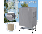 Large Aviary Pet Bird Parrot Cage Seed Catcher Night Cover Protector Shell Guard - Grey