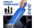 4500PA 120W Cordless Car Home Vacuum Cleaner Portable Handheld Wet Dry Dust Blue