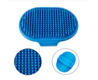 2 Pack Dog Grooming Brush Pet Bath Brush Soothing Massage Rubber Comb