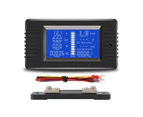 Youngly 50A LCD Display DC Battery Monitor Meter 200V Voltmeter Amp For RV System