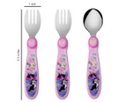The First Years Minnie Mouse Utensils 3-Pack - Pink