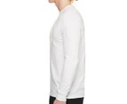 Russell Athletic Men's Essential 6040 Performance Long Sleeve T-Shirt - White Oxford