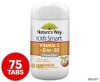 Nature's Way Kids Smart Vitamin C + Zinc + D3 Orange 75 Tabs 1