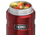 Thermos 710mL Vacuum Insulated Food Jar - Red/Silver