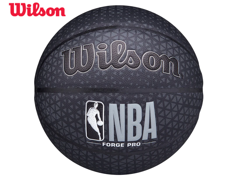 Wilson NBA Forge Pro Size 7 Basketball - Black Print