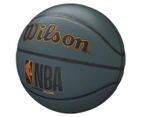 Wilson NBA Forge Plus Basketball - Dark Grey
