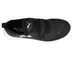 Puma Women's Flyer Runner Engineer Knit Running Shoes - Black/Asphalt/White