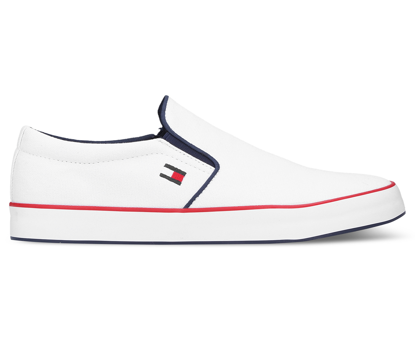Tommy Hilfiger Men's Panco Slip-On Shoes - White | Catch.com.au