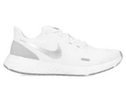Nike Women's Revolution 5 Running Shoes - White/Wolf Grey-Pure Platinum