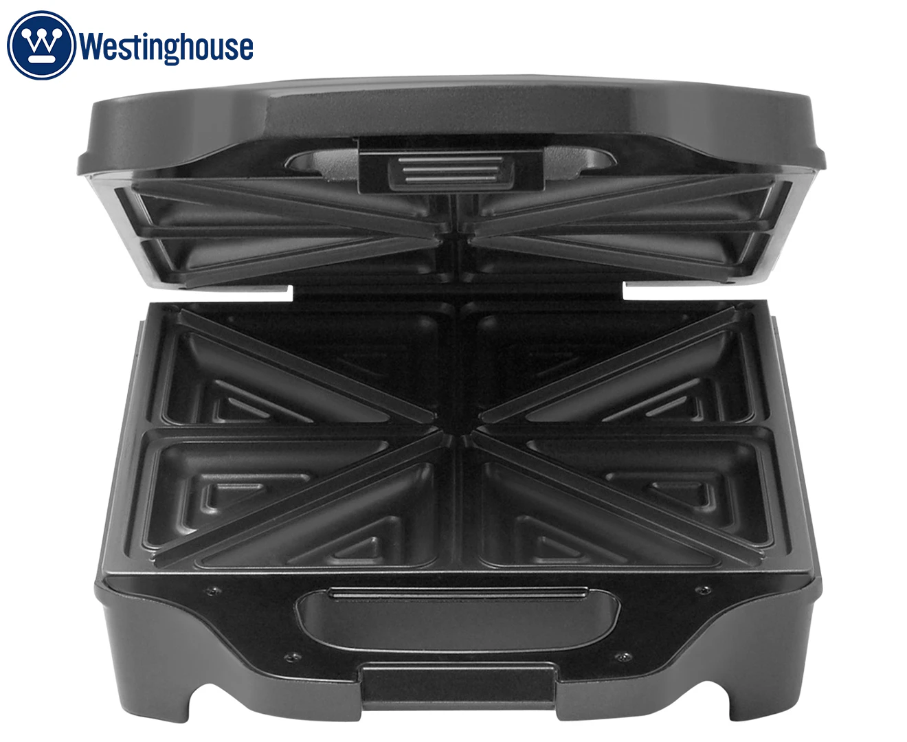 Westinghouse Electric 39cm 4 Slice 1600W Toasted Sandwich Maker Kitchen/Food BLK