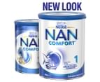 3 x Nestlé NAN COMFORT 1 Suitable From Birth Starter Baby Formula Powder 800g 8