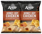 2 x Kettle Potato Chips Honey Soy Chicken 175g
