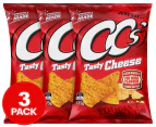 3 x CC's Corn Chips Tasty Cheese 175g
