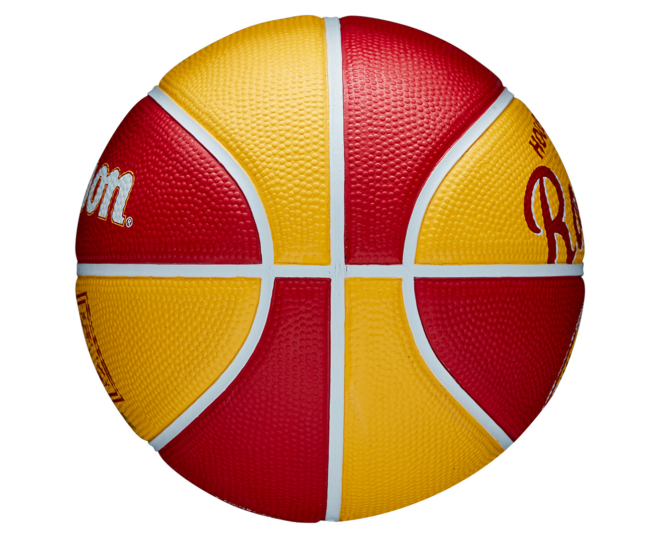 Wilson NBA Team Retro Mini Size 3 Basketball - Houston Rockets | M