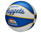 Wilson NBA Team Retro Mini Size 3 Basketball - Denver Nuggets