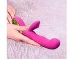 Loop Rabbit Vibrator USB Rechargeable G-Spot Dildo Massager Women Sex Toy Pink 1