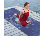 TPE Yoga Mat Gym Exercise Extra Large Dual Layer Non Slip Pad Mat Fitness Pilate