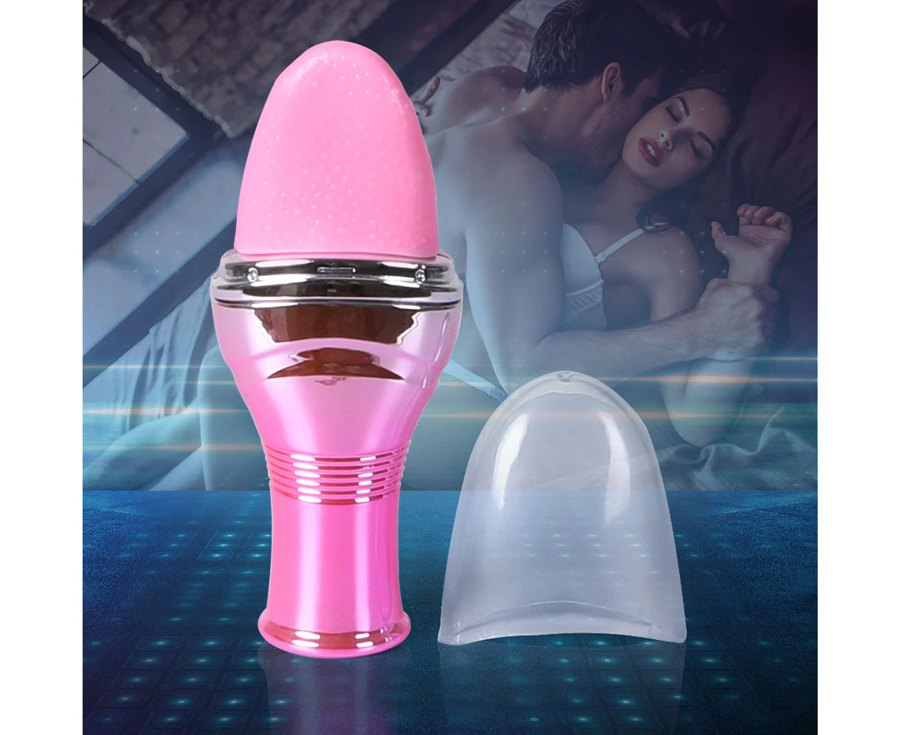 Licking Tongue Vibrator Sex Toy GSpot Oral Rechargeable Clit Multispeed Massager