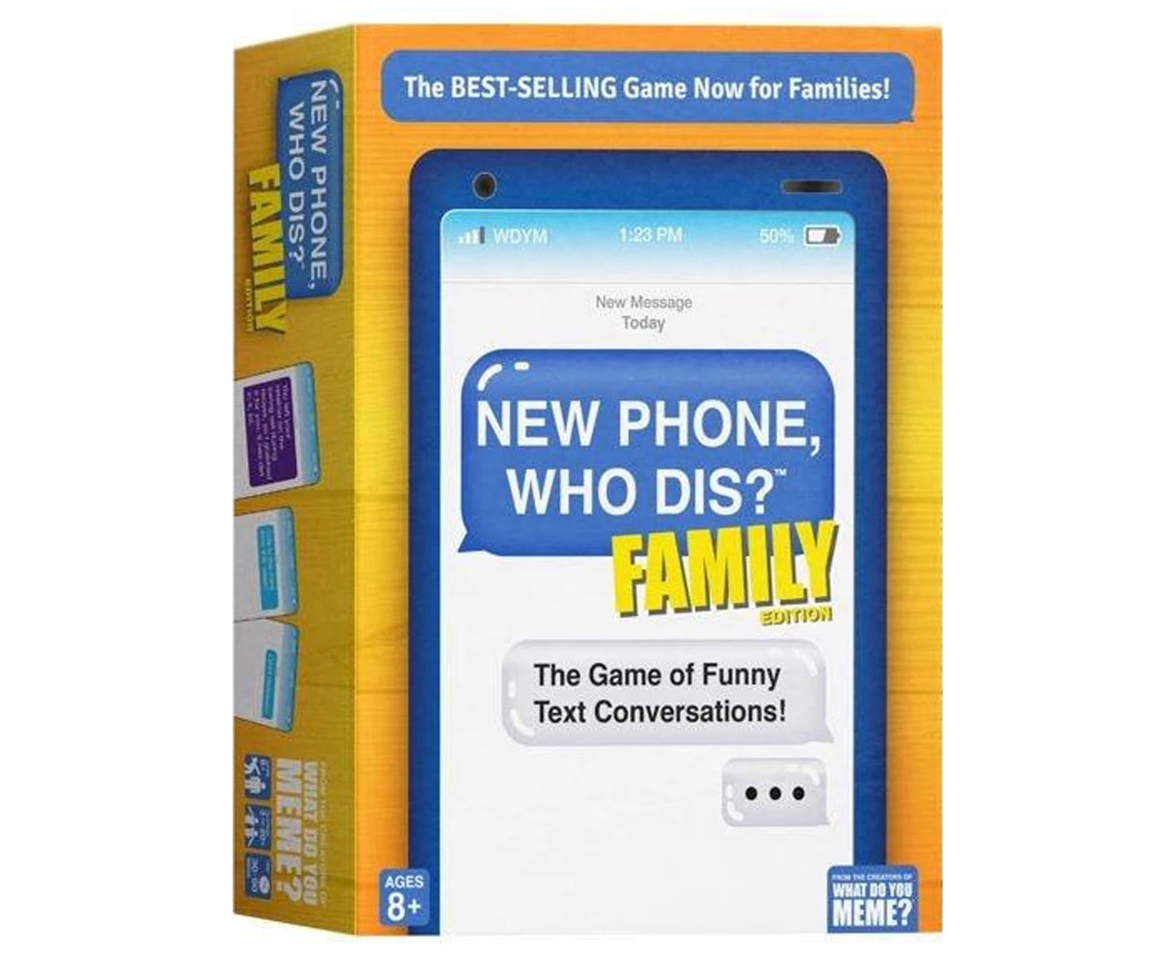 What Do You Meme New Phone Who Dis 3-20 Player Family Edition Fun Card Game 8+