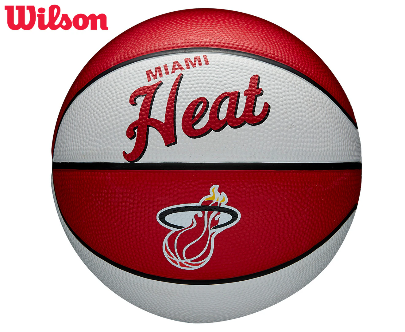 Wilson NBA Team Retro Mini Size 3 Basketball - Miami Heat