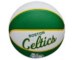 Wilson NBA Team Retro Mini Size 3 Basketball - Boston Celtics