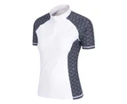 Mountain Warehouse Ladies Rash Vest Guard UV Protection UPF 50+ Zipped Womens - White