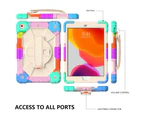 WIWU C2 Robot Tablet Case For Samsung Galaxy Tab A7 10.4 T500/A7 Lite 8.7 T220 Kids Anti-fall Protective Cover-Colorful Blue