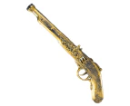 Gold Classic Pirate Musket Costume Gun - New