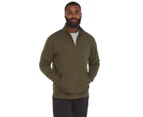 Bonds Men's Originals Fleece 1/2 Zip Pullover - Midnight Moon Green
