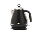 Vintage Electric Kettle and Toaster Combo Black Stainless Steel
