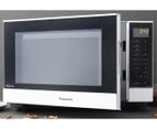 Panasonic 27L Flatbed Inverter Microwave - White NN-SF564WQPQ