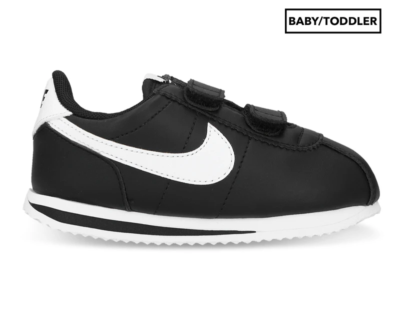 Nike Baby/Toddler Unisex Cortez Basic SL Sneakers - Black/White