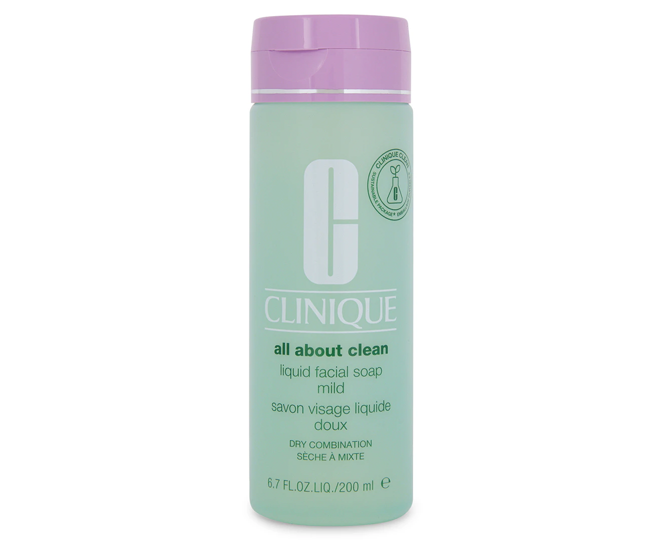 Clinique All About Clean Liquid Facial Soap Mild  Dry Combination Skin 200ml/6.7oz