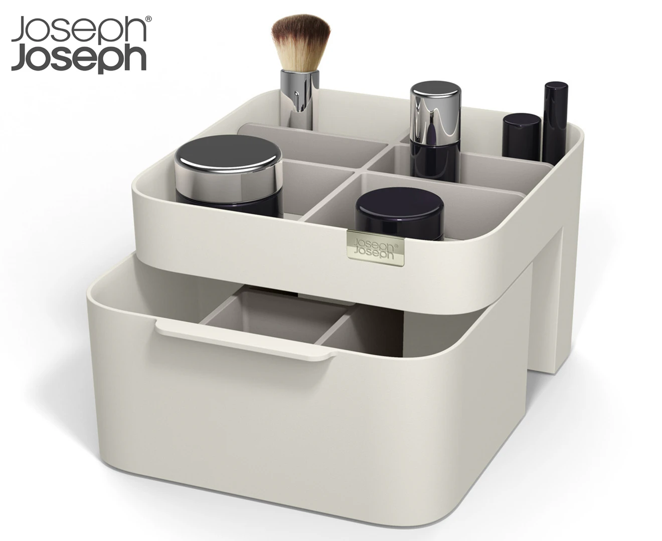 Joseph Joseph Viva Cosmetic Organiser w/ Drawer - Shell