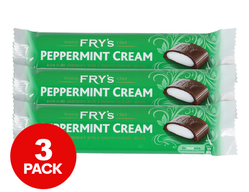 3 x Fry's Peppermint Creme Bar 49g