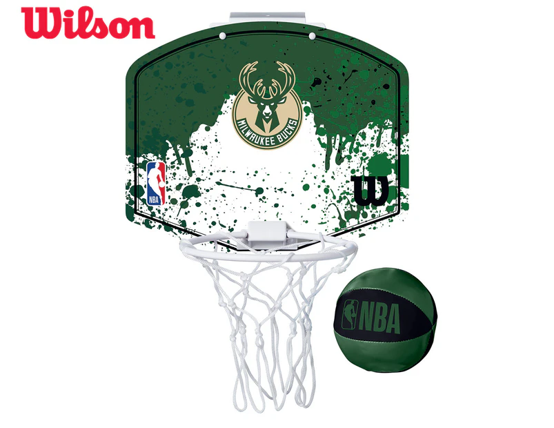Wilson NBA Team Mini Hoop - Milwaukee Bucks