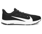 Nike Men's Quest 2 Running Shoes - Black/White 360º