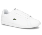 Lacoste Women's Graduate Bl 1 Leather Sneakers - White