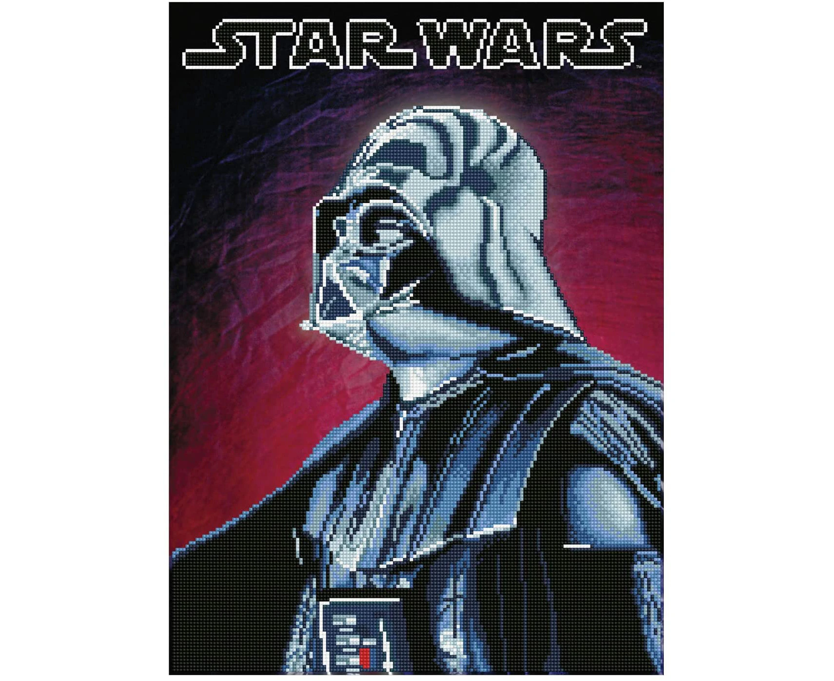 Star Wars DARTH VADER, 5D Multi Faceted Diamond Painting Art Kit