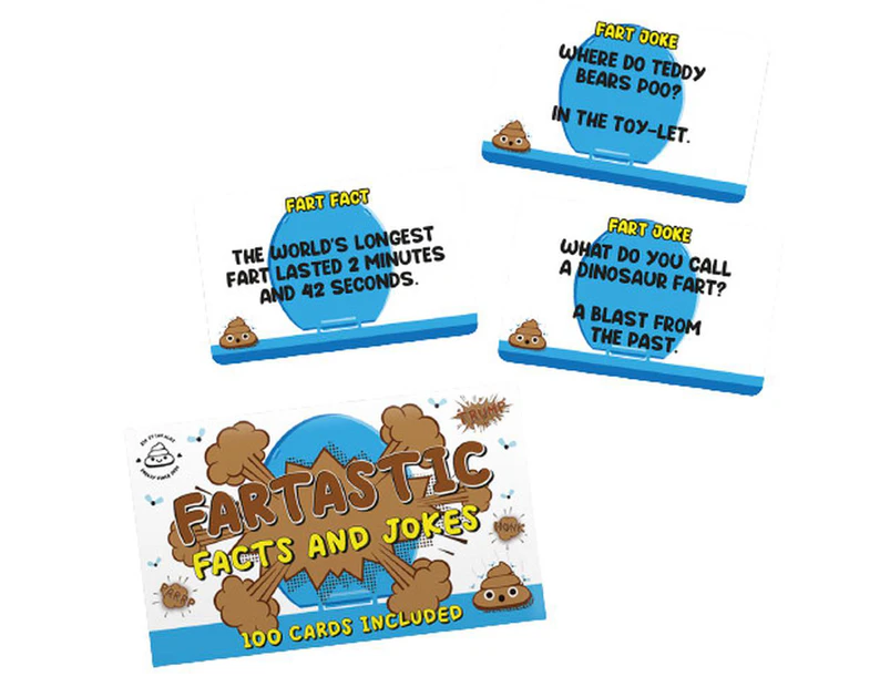 Gift Republic Fartastic Facts & Jokes Cards