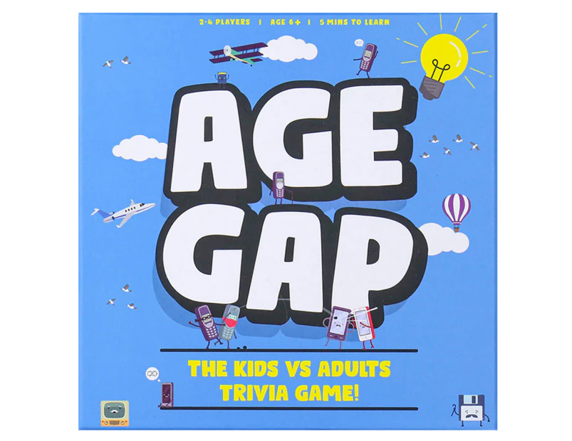 Gift Republic Age Gap: Kids vs Adults Trivia Game