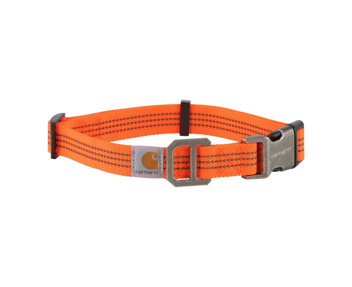 Carhartt Tradesman Durable High Vis Dog Collar - Hunter Orange