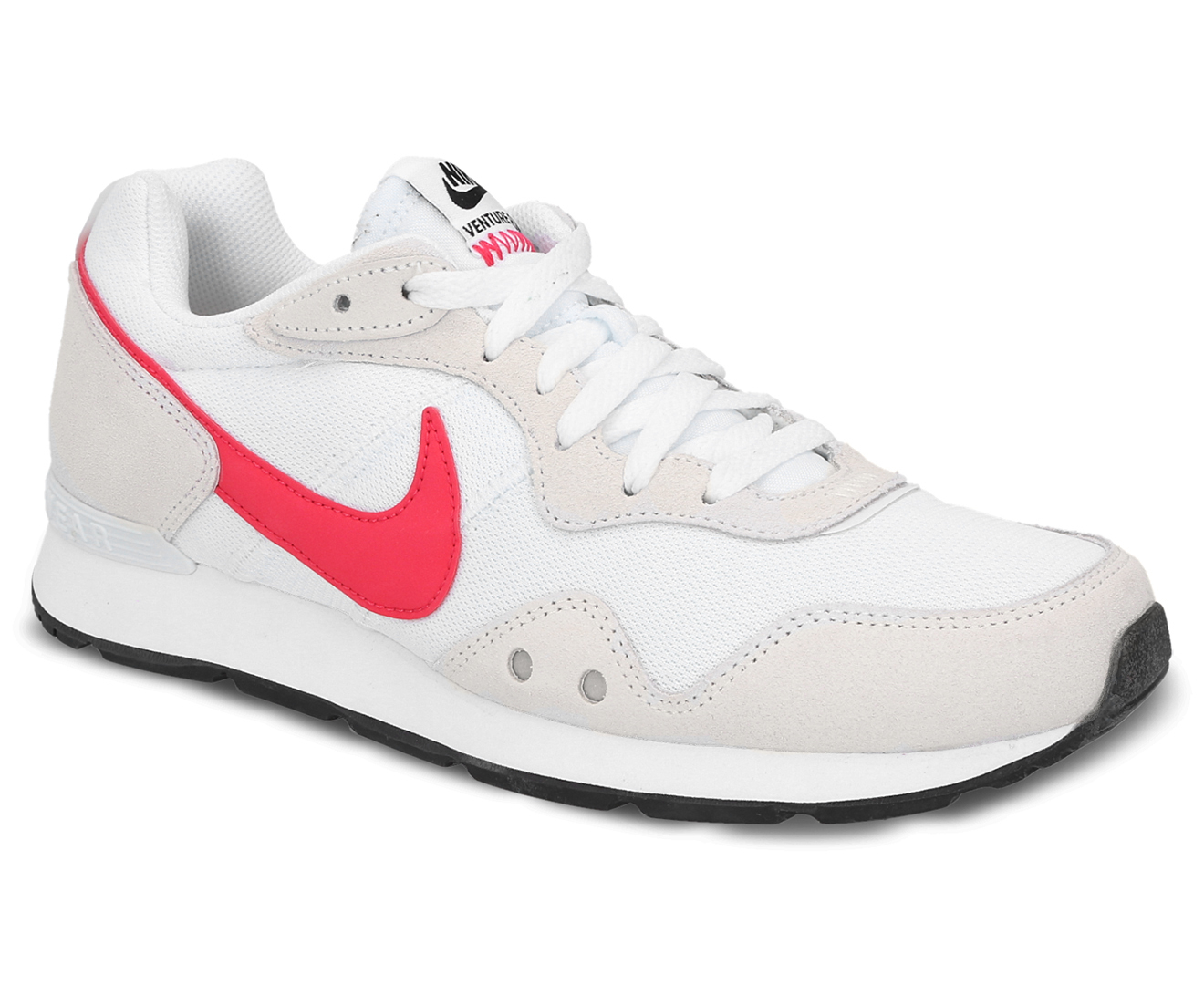Nike Women's Venture Runner Shoe- White/Black/Siren Red | Catch.co.nz