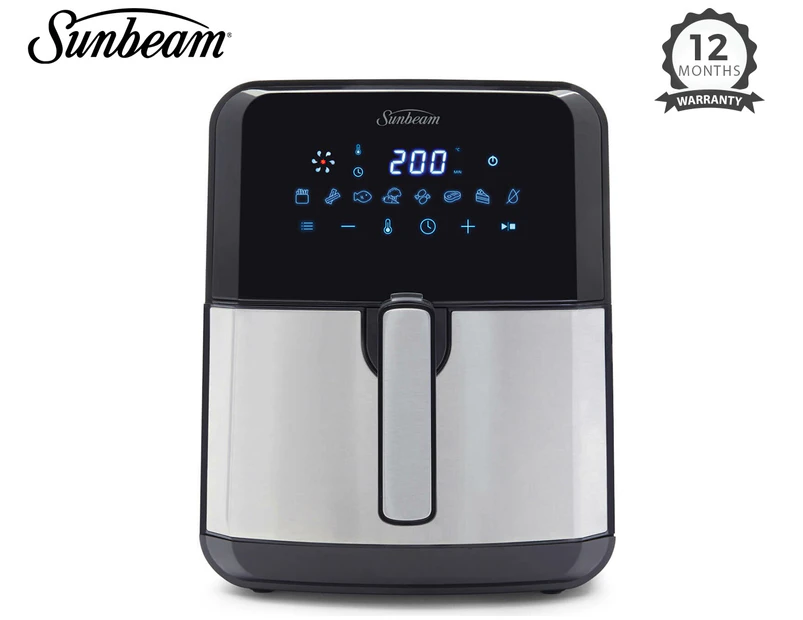 Sunbeam 5L DiamondForce Digital Air Fryer - Black AFP4500DF