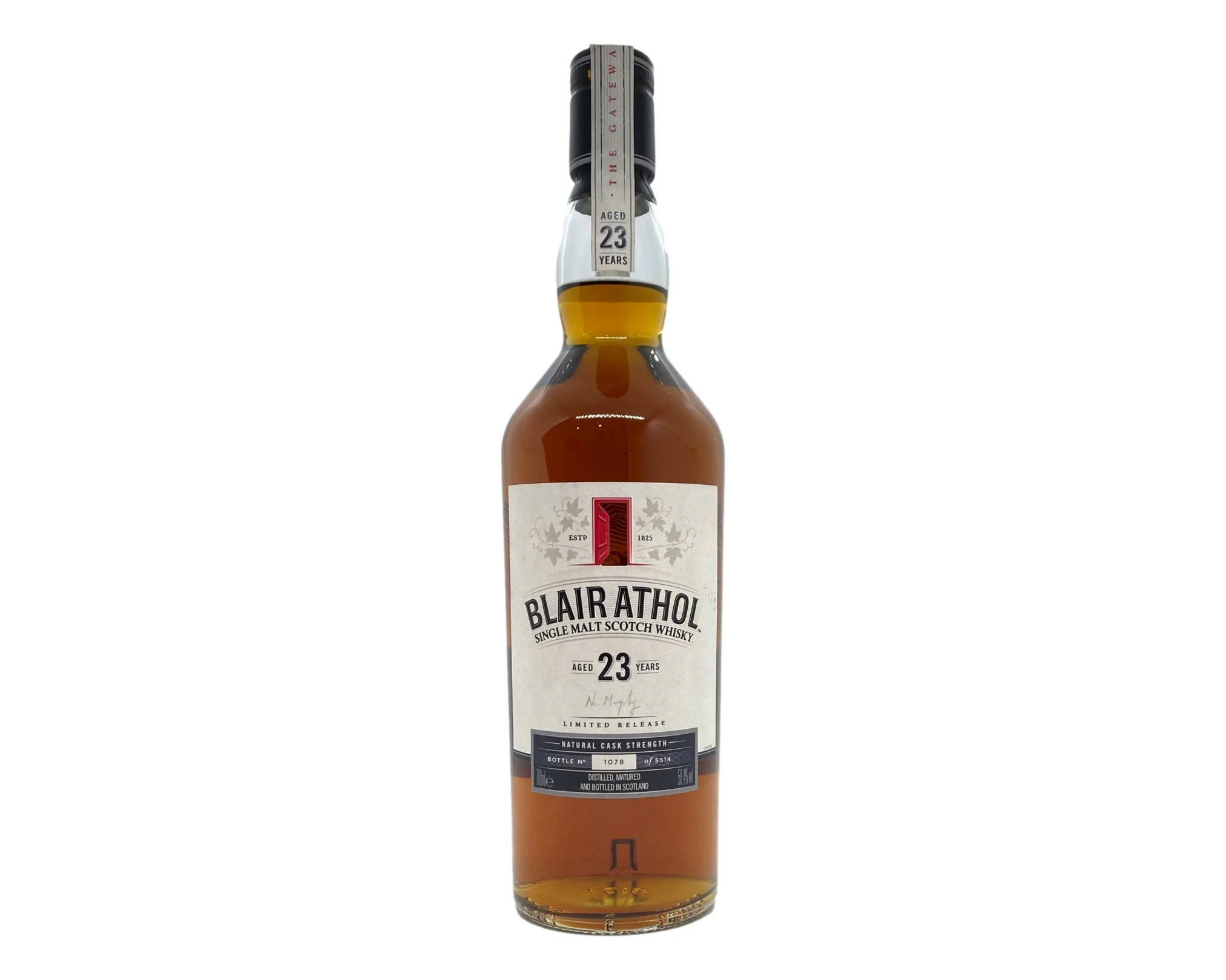 Blair Athol 23 Year Old Limited Release Cask Strength Single Malt Scotch Whisky 700mL @ 58.4% abv (NO BOX)